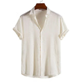 Camisa Manga Curta Playa Off White Venazzi VZ591