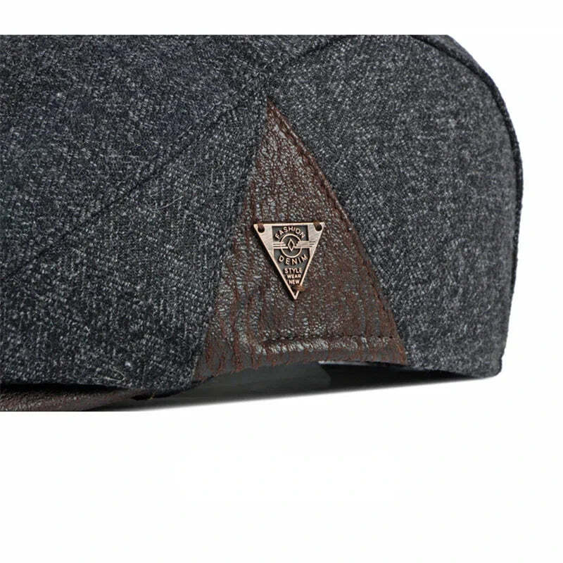 Boina Masculina Cabbie Retrô Venazzi VZ274 em algodão e poliéster, com design clássico, ajuste confortável e estilo refinado ideal para produções casuais ou formais.