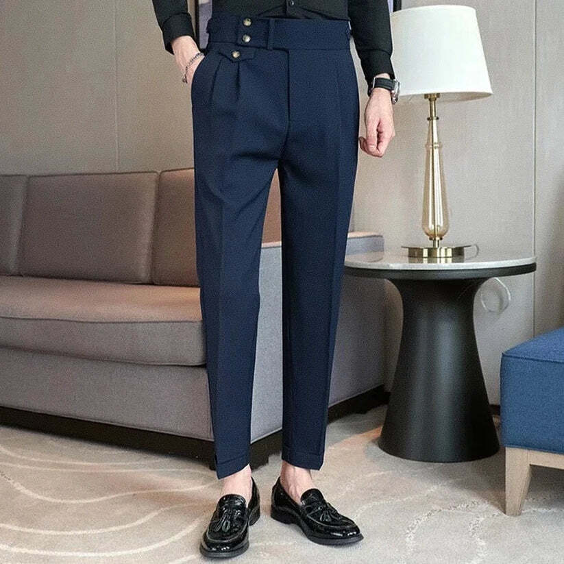 Calça de Alfaiataria Masculina Venazzi VZ253 com caimento elegante, tecido resistente e design refinado para uso formal ou casual.