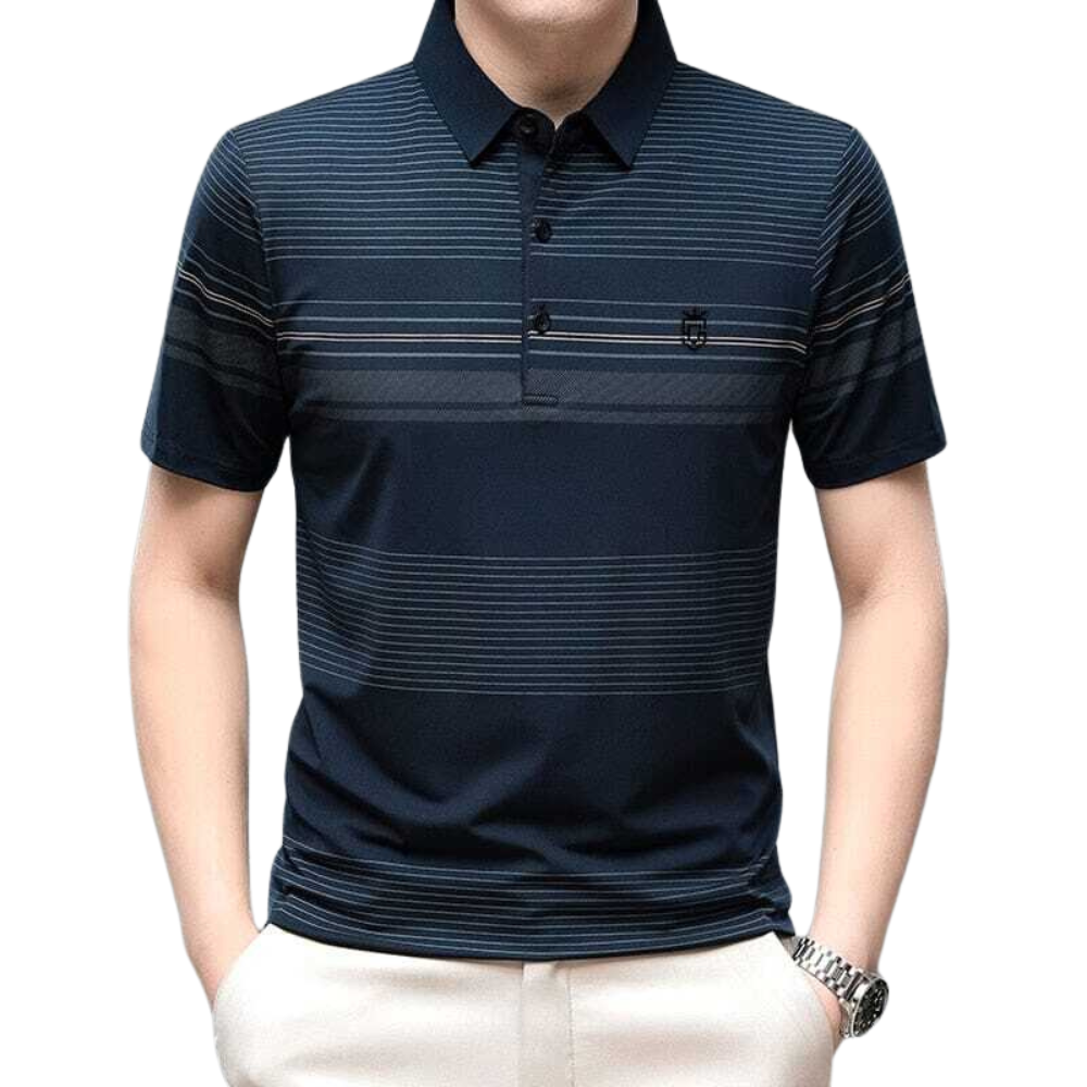 Camisa Polo Masculina Coudy Venazzi VZ077 com toque suave, tecido respirável e estilo versátil para uso diário ou combinações elegantes.