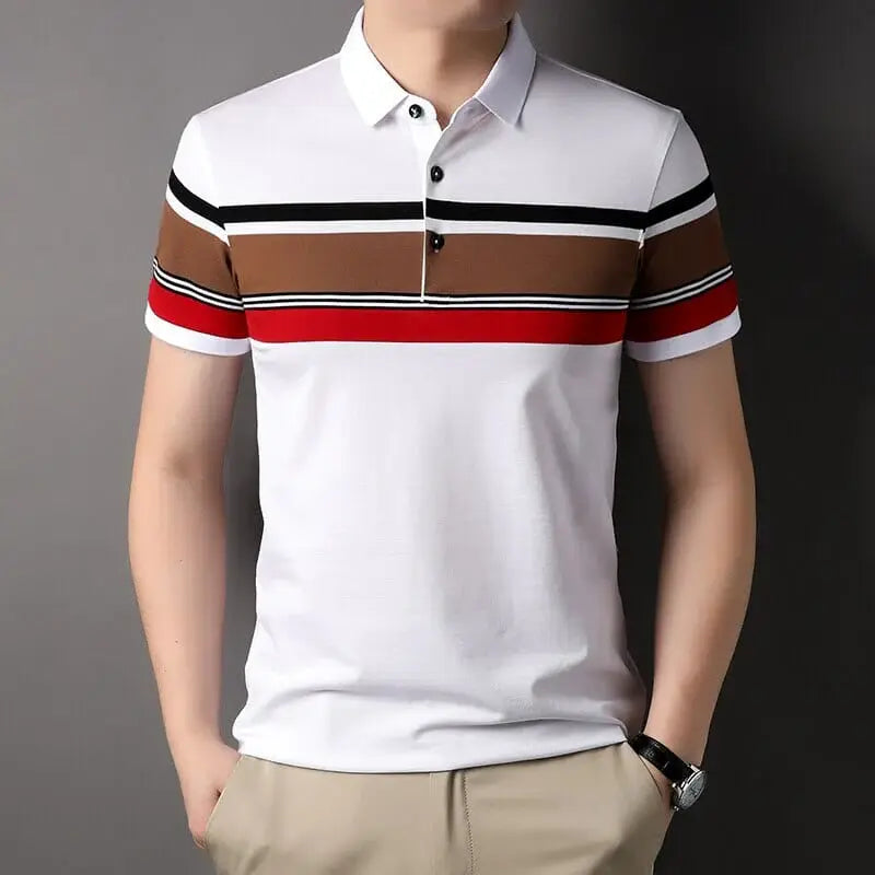 Camisa Polo Masculina Prestige Venazzi VZ081 com toque suave, tecido respirável e estilo elegante para uso diário ou ocasiões casuais.