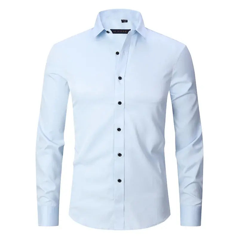 Camisa Social de Algodão Masculina Venazzi VZ083 com caimento slim, algodão premium e estilo elegante para uso profissional ou social.