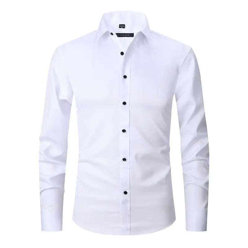 Camisa Social de Algodão Masculina Venazzi VZ083 com caimento slim, algodão premium e estilo elegante para uso profissional ou social.