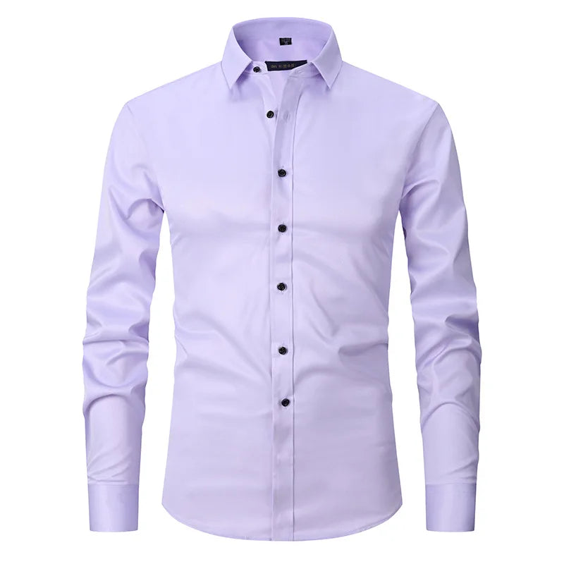 Camisa Social de Algodão Masculina Venazzi VZ083 com caimento slim, algodão premium e estilo elegante para uso profissional ou social.