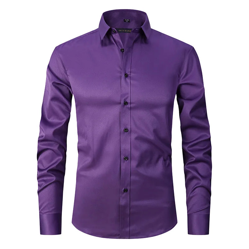 Camisa Social de Algodão Masculina Venazzi VZ083 com caimento slim, algodão premium e estilo elegante para uso profissional ou social.
