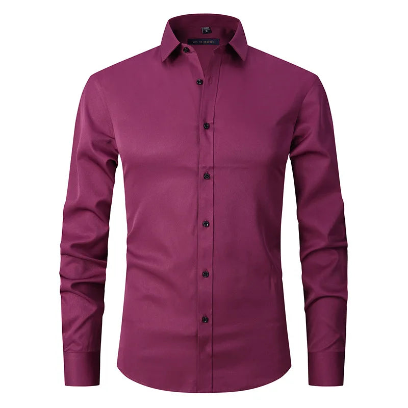 Camisa Social de Algodão Masculina Venazzi VZ083 com caimento slim, algodão premium e estilo elegante para uso profissional ou social.