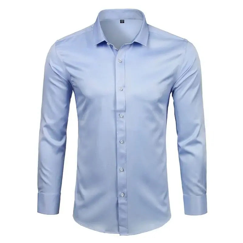 Camisa Social Masculina Venazzi VZ011 com tecido tecnológico, caimento alinhado e estilo moderno para uso profissional ou casual.