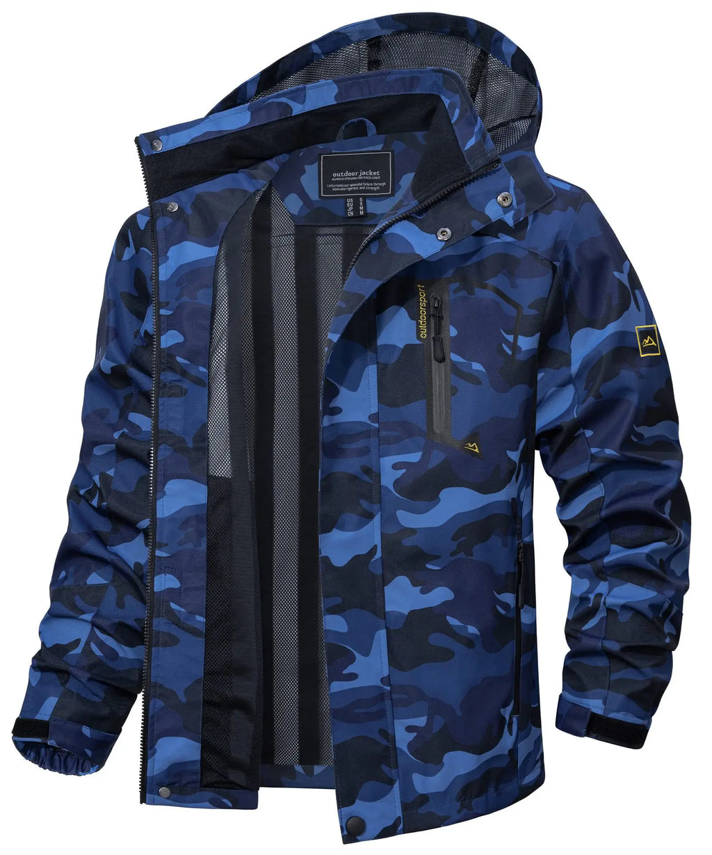 Jaqueta Impermeável Masculina Venazzi VZ323 impermeável com tecido respirável e ajuste ergonômico para conforto e proteção.