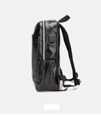 Mochila Executiva em Couro Venazzi Venice VZ068 com compartimentos para notebook, couro sintético refinado e design minimalista ideal para uso profissional.